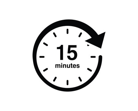 15 minutes timer icon