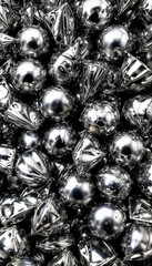 silver metal texture