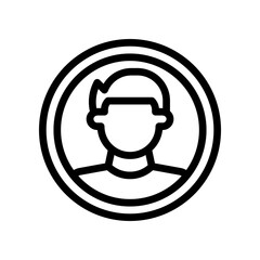 avatar line icon