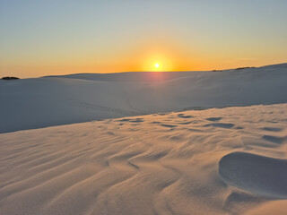 footprints in the sand