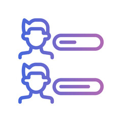 Status Gradient Line Icon