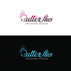 Butterfly Logo Template Design