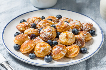 Homemade Danish Poefferjes Mini Pancakes