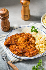 Homemade German Chicken Weiner Schnitzel