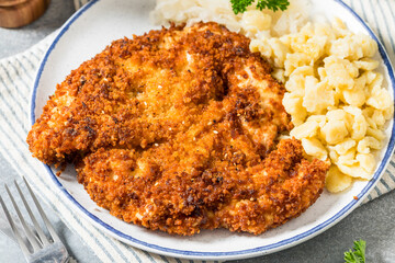 Homemade German Chicken Weiner Schnitzel
