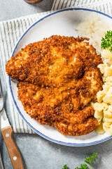 Homemade German Chicken Weiner Schnitzel