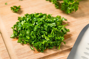 Raw Green Organic Minced Parsley