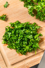 Raw Green Organic Minced Parsley