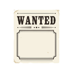 beige wanted poster template for announcements, rewards, and public notices