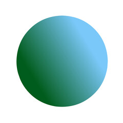 Two Color gradient sphere png