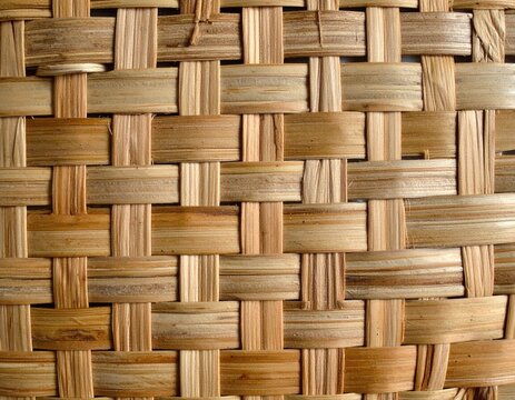 Woven basket texture, brown and tan
