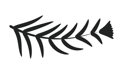 Abstract Doodle Contour Botanical Tree Leafy Floral Branch Petal Summer Spring Decorative Illustrator Art