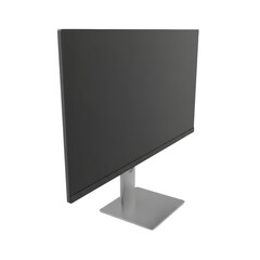 Sleek computer display showing refined technology with cutting edge features for visual applications