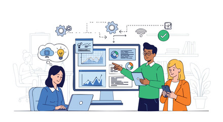 Team Collaboration and Data-Driven Decision Making Using Business Intelligence Dashboards and Cloud Technology