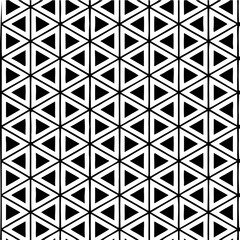 seamless monochrome geometric pattern