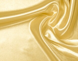 Smooth, golden fabric folds