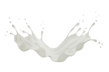 PNG Milk Splash 3D Rendering