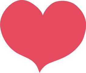 Red Pink Heart Love Symbol Vector Clip