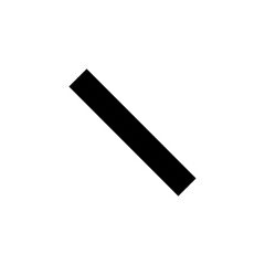 Obraz premium Backslash vector icon stripe diagonal line symbol template