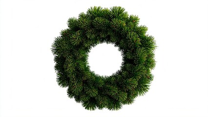 Christmas wreath transparent background