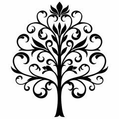 Bamboo tree on white background.03