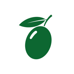 Minimalist Olive Branch Illustration Symbolizing Freshness and Natural Simplicity design