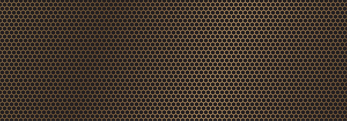 Сircle gold mesh. Pattern seamless background. Vector texture