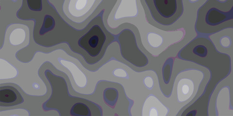 Abstract topographic map background featuring multiple levels of gray tones with a subtle hint of purple lines creating a unique and modern digital artwork.