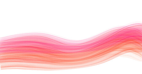 Abstract gradient wave design with vibrant pink and orange hues against a dark backdrop creating a modern and artistic visual experience