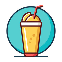 Banana Smoothie Icon