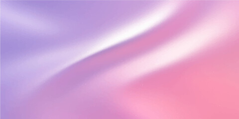 Flowing purple and pink silk lines create a soft, abstract wavy backdrop texture