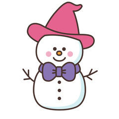 かわいい雪だるま