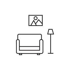 living room icon