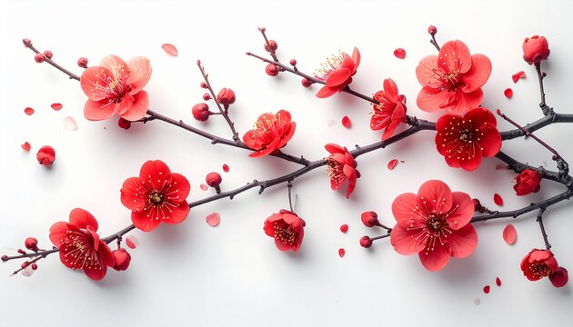 赤い梅の花」の写真素材 | 7,044件の無料イラスト画像 | Adobe Stock