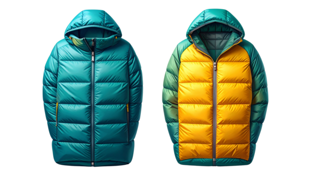  Colorful hiking and travel sleeping bag isolated on transparent background - Powered by Adobe