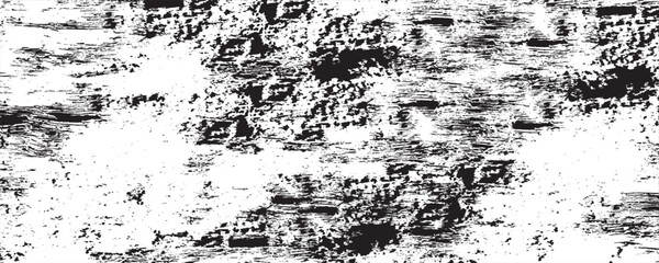 Black and white grunge. Distress overlay texture. Abstract surface dust and rough dirty wall background concept. Worn, torn, weathered effect. Vector illustration, eps 10