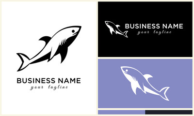 Shark logo design templates.