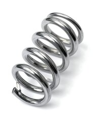 Naklejka premium Metal coil spring