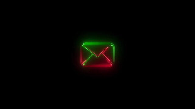 galling New Email 2D Animation For Mail Message App Or Web. 4K