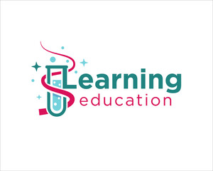 learning lab for child school logo designs