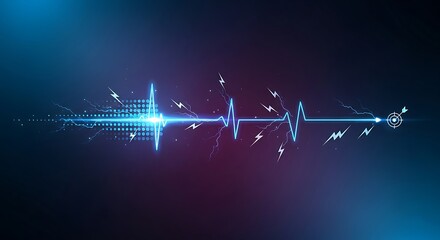 Medical Heartbeat Graphic Design.