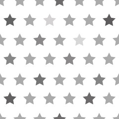 star vector seamless pattern isolated on white background.eps