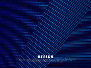 Premium background design with diagonal dark blue stripes pattern. Vector horizontal template for digital lux business banner, contemporary formal invitation, luxury voucher, prestigious gift certific