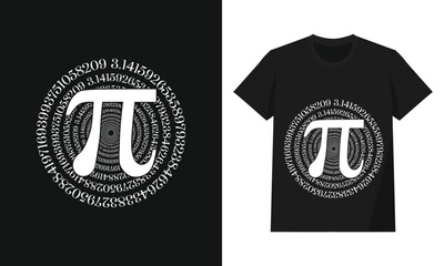 Pi Day 3.14 Math Symbol Science Nerd Geek Gift T-Shirt