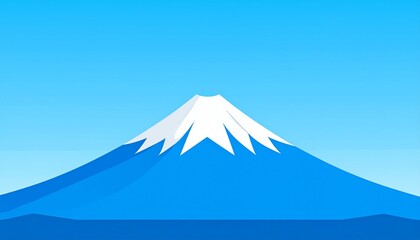 富士山の風景画