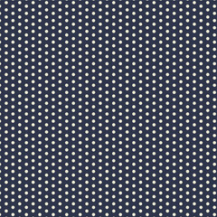 Diagonal White Dot Pattern on Dark Blue Background – Seamless Minimalist Textile Design