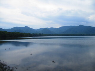 Lake Kussharo, Hokkaido, Japan - Diorama Effect