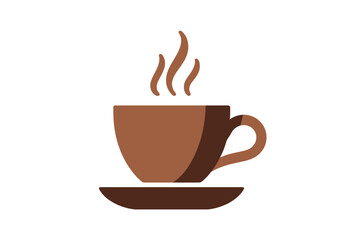 Cafe Style Coffee Cup Illustration