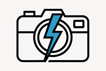 Clean Camera Line Art