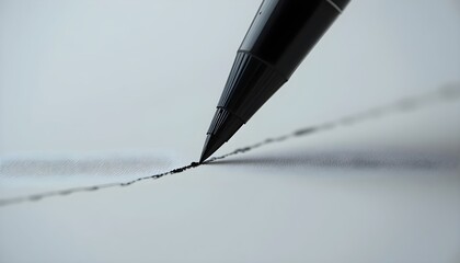 노트에 적힌 연필을 확대